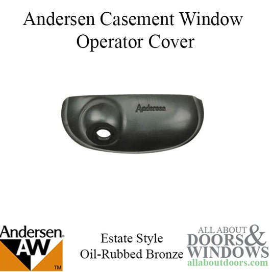 Andersen Perma-Shield Improved/E-Z Casement Windows - Operator Cover - Estate Style -  Oil Rubbed Bronze