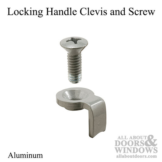 Clevis and Screw for Single Hole Locking Handle - Aluminum