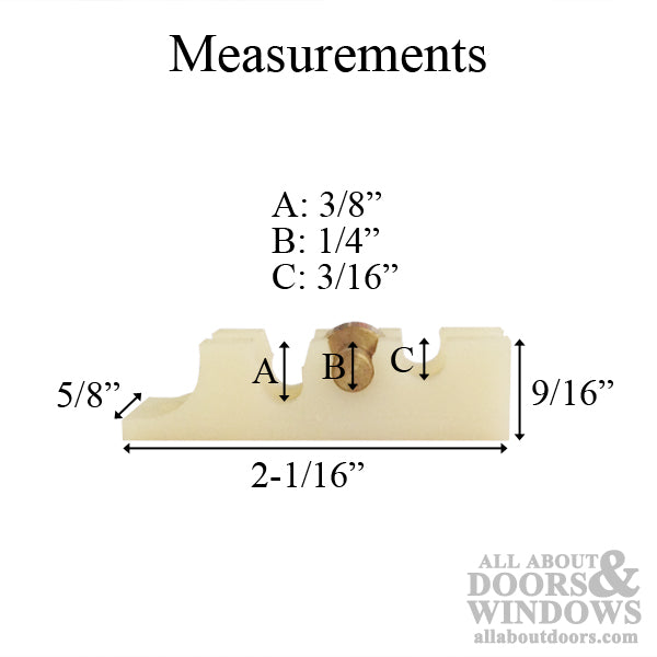 Roller, Plastic Housing, Sliding Window, 3 Position C100 - Roller, Plastic Housing, Sliding Window, 3 Position C100