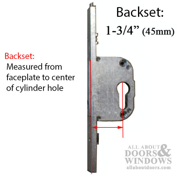 Mortise Lock with Profile cylinder Bore (45mm) 1-3/4