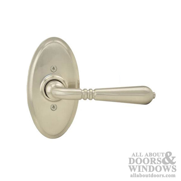 Weslock Dummy Door Handle Legacy Oval Half Dummy Door Lever Satin Nickel - Weslock Dummy Door Handle Legacy Oval Half Dummy Door Lever Satin Nickel