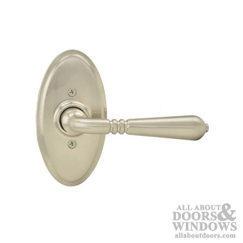 Weslock Dummy Door Handle Legacy Oval Half Dummy Door Lever Satin Nickel - Weslock Dummy Door Handle Legacy Oval Half Dummy Door Lever Satin Nickel
