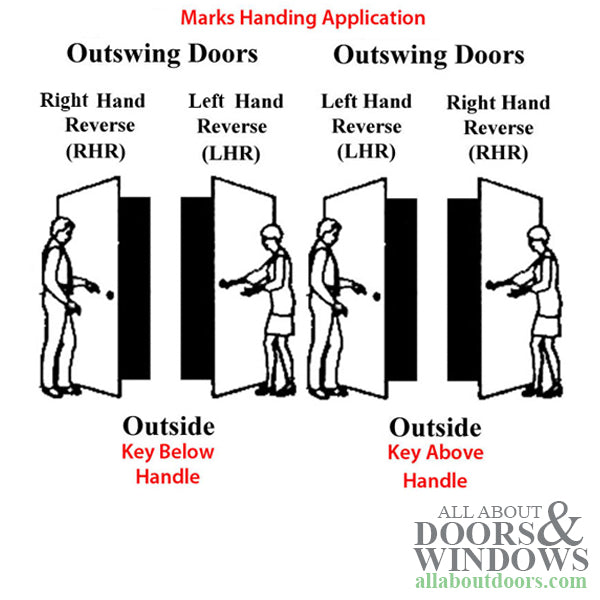 Marks 90 Series Mortise Lock Case Left Hand Mortise Lock Right Hand Reverse Mortise Lock - Marks 90 Series Mortise Lock Case Left Hand Mortise Lock Right Hand Reverse Mortise Lock