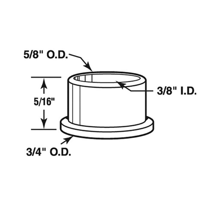 Pin Cap / Guide, 3/8 I.D., Nylon Replacement - Each - Pin Cap / Guide, 3/8 I.D., Nylon Replacement - Each
