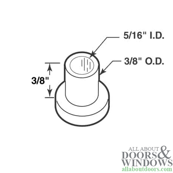 BI-Fold Door Pivot Rod Cap, 25 Pack - BI-Fold Door Pivot Rod Cap, 25 Pack