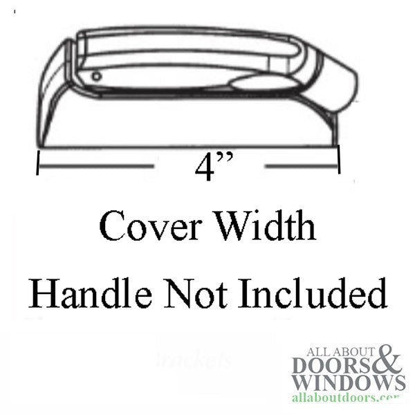 Andersen E-Series Awning & Casement window cover, Left  White - Andersen E-Series Awning & Casement window cover, Left  White