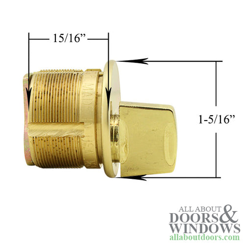 Marks Mortise Cylinder For Storm Doors and Security Doors With Marks Cam - Marks Mortise Cylinder For Storm Doors and Security Doors With Marks Cam