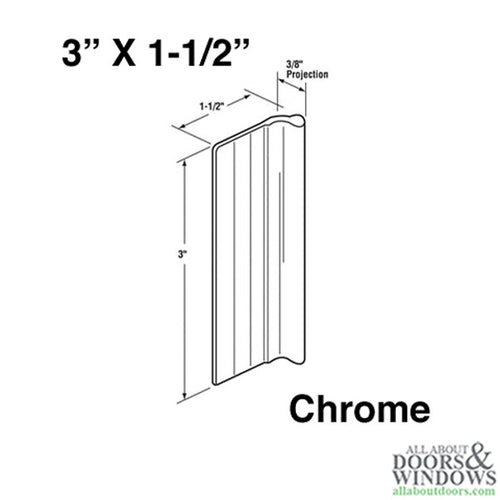 Mirror Door Pull 3 Inch Length - Mirror Door Pull 3 Inch Length