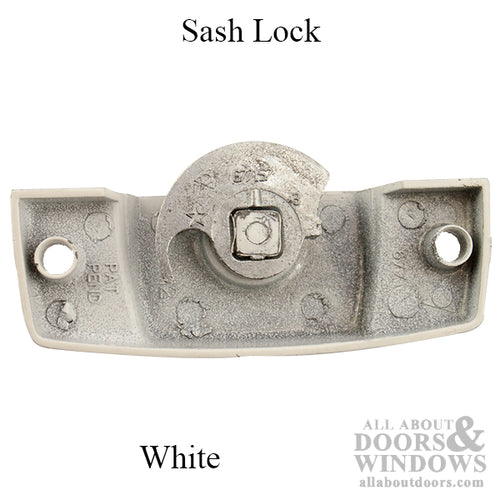 Columbia C2000 / C3000 Sash Lock 2-1/4 Screw Holes - White - Columbia C2000 / C3000 Sash Lock 2-1/4 Screw Holes - White