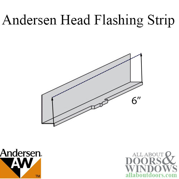 Head Flashing Strip, 6 In Exterior  - Sandtone - Mullion Joining Components for Windows - Head Flashing Strip, 6 In Exterior  - Sandtone - Mullion Joining Components for Windows