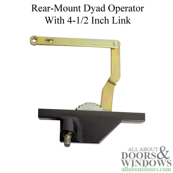 Blemished Rear Mount Dyad Operator, 4-1/2 inch holes, Left Hand - Chestnut Bronze - Blemished Rear Mount Dyad Operator, 4-1/2 inch holes, Left Hand - Chestnut Bronze