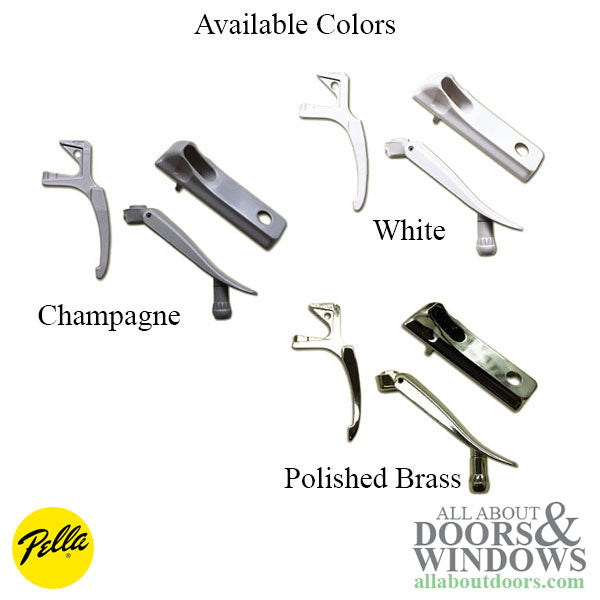 Folding Handle, Cover & Right Hand Lock, Pella 2000-Current - Choose Color - Folding Handle, Cover & Right Hand Lock, Pella 2000-Current - Choose Color