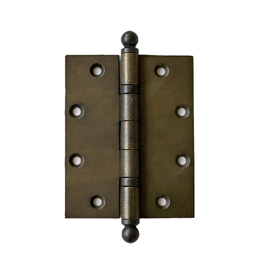 Nobilus 5" x 4" Ball Tip Butt Hinge, Ball Bearing - Bronze