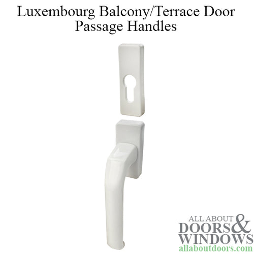 London, balcony hardware, White - London, balcony hardware, White