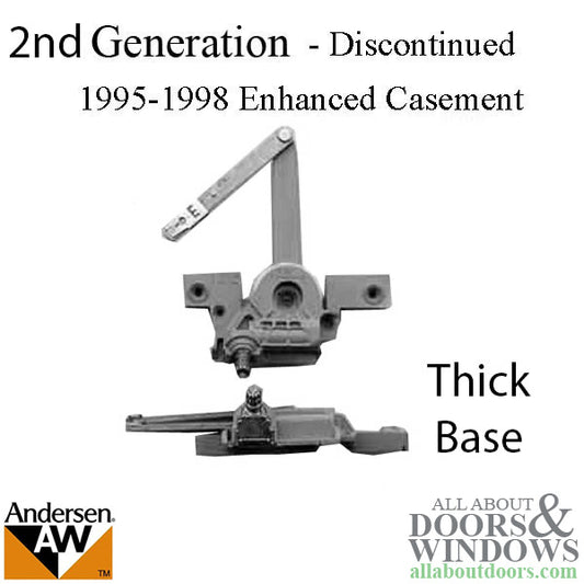 Andersen Operator, Enhanced Casement Split Arm Operator, 1995-98 - SEE NOTES