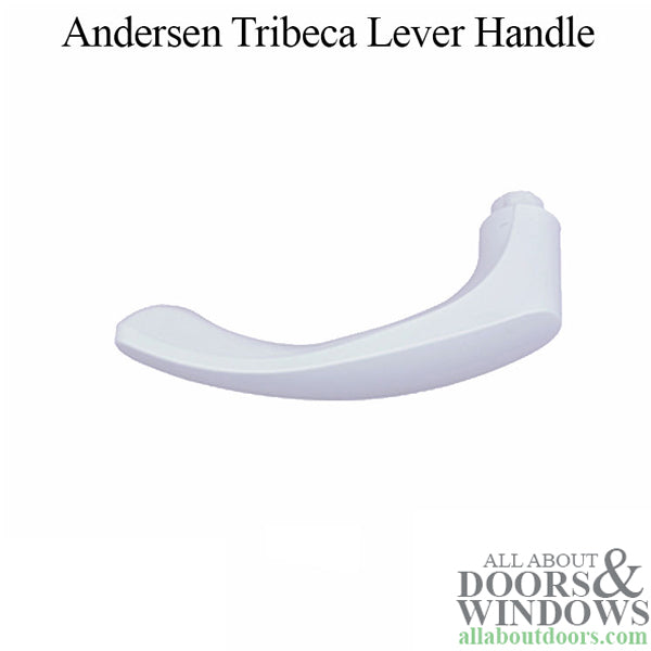 Andersen Tribeca Handle, Left Hand - White - Andersen Tribeca Handle, Left Hand - White