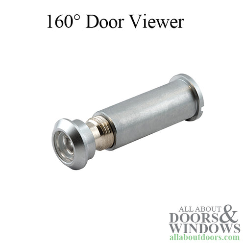 Door Viewer - 160å¡ Degree - Glass Lens - Brushed/Satin Chrome - Door Viewer - 160å¡ Degree - Glass Lens - Brushed/Satin Chrome