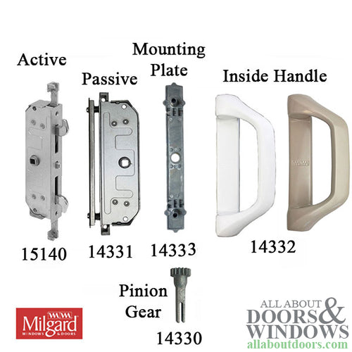 Milgard Mounting Plate for Push Pull Handleset - Milgard Mounting Plate for Push Pull Handleset
