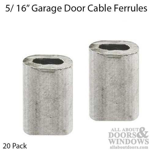 Garage Door Cable Ferrules 5/16