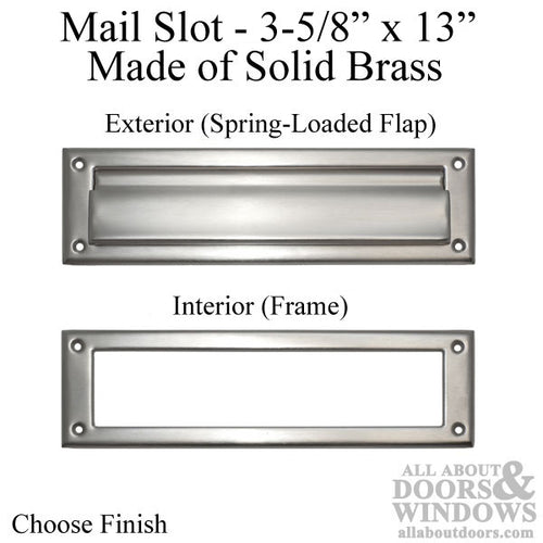 Mail Slot - 3-5/8