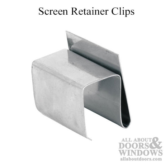 Metal Retainer Clips Holds 7/16 inch Screen Frame