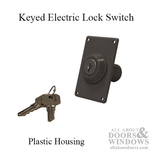 Electric Lock Switch with Keyed Entry - Includes 2 Keys