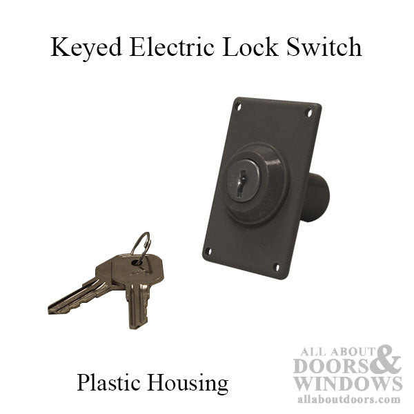 Electric Lock Switch with Keyed Entry - Includes 2 Keys - Electric Lock Switch with Keyed Entry - Includes 2 Keys