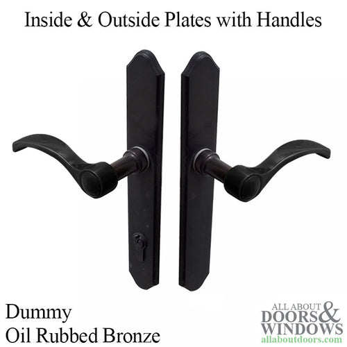 Dummy pair, Munchen 112 / 374 Fixed - Oil Rubbed Brass - Dummy pair, Munchen 112 / 374 Fixed - Oil Rubbed Brass