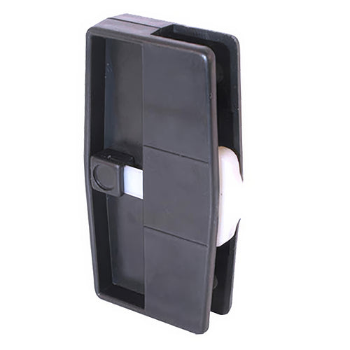 Non-Handed Plastic Latch & Pull Handle Set with Security Lock for Sliding Screen Door - Black - Non-Handed Plastic Latch & Pull Handle Set with Security Lock for Sliding Screen Door - Black