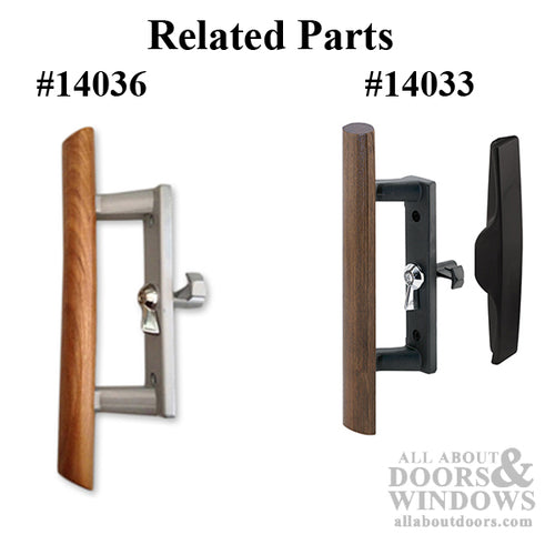 Latch Hook for Sliding Patio Door, 1-1/4 Inch, Die-cast Finish - Latch Hook for Sliding Patio Door, 1-1/4 Inch, Die-cast Finish