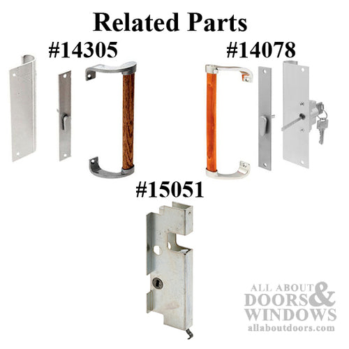 Keeper - Sliding Patio Door, Stamped Steel - Aluminum - Keeper - Sliding Patio Door, Stamped Steel - Aluminum