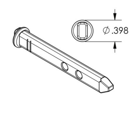 Pivot Bar, 2-7/16