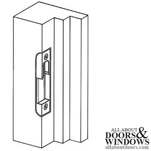 G-U Roller Strike Locking Plate 872 - G-U Roller Strike Locking Plate 872