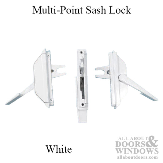 Multi-point Sash Lock, 1-1/8  Non-Handed - White