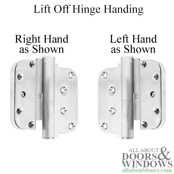 M3 Dual Adjustable Lift Off Hinge, Concealed Ball Bearings, Left Hand as Shown - M3 Dual Adjustable Lift Off Hinge, Concealed Ball Bearings, Left Hand as Shown