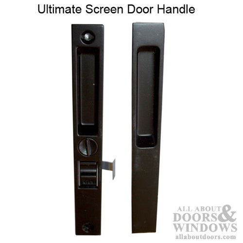 Marvin Ultimate Screen Door Handle, Interior / Exterior - Black - Marvin Ultimate Screen Door Handle, Interior / Exterior - Black