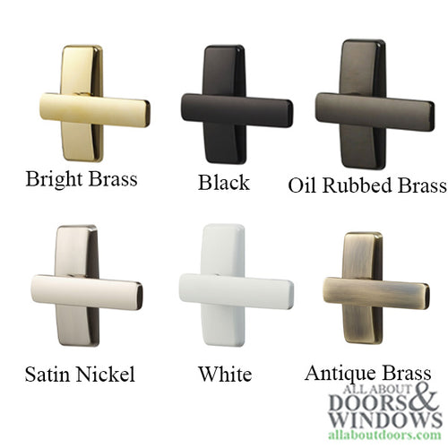 Modern Storm Door Straight Lever with Inside Push Paddle - Modern Storm Door Straight Lever with Inside Push Paddle