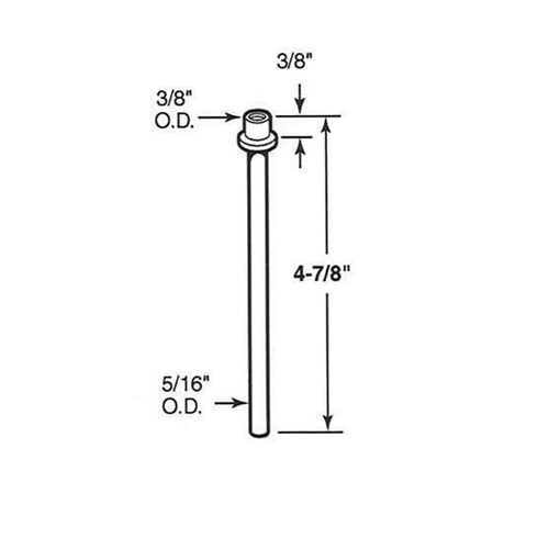 Pivot Rod, 5/16, Top - Pivot Rod, 5/16, Top