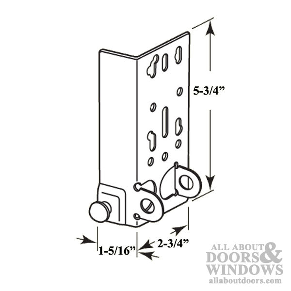 Left Hand Bottom Lifting Bracket for Garage Door - Left Hand Bottom Lifting Bracket for Garage Door