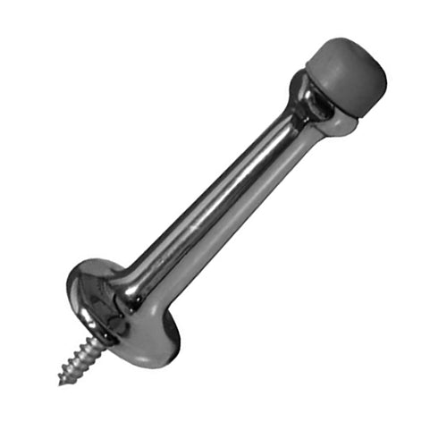 3-1/8 Door Stop, Andersen Frenchwood Hinged -  Distressed  Nickel - 3-1/8 Door Stop, Andersen Frenchwood Hinged -  Distressed  Nickel