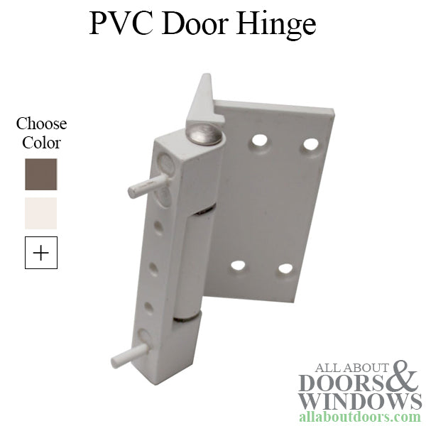 uPVC Door Hinge - White or Brown - uPVC Door Hinge - White or Brown