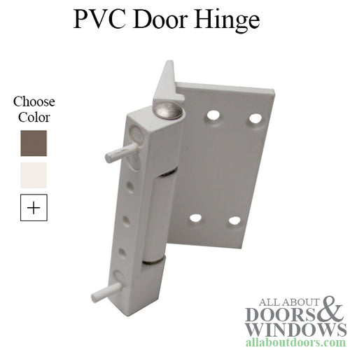 uPVC Door Hinge - White or Brown - uPVC Door Hinge - White or Brown