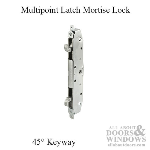 2 Point Mortise Lock - Sliding Patio Door, Generic Keyway - Steel - 2 Point Mortise Lock - Sliding Patio Door, Generic Keyway - Steel