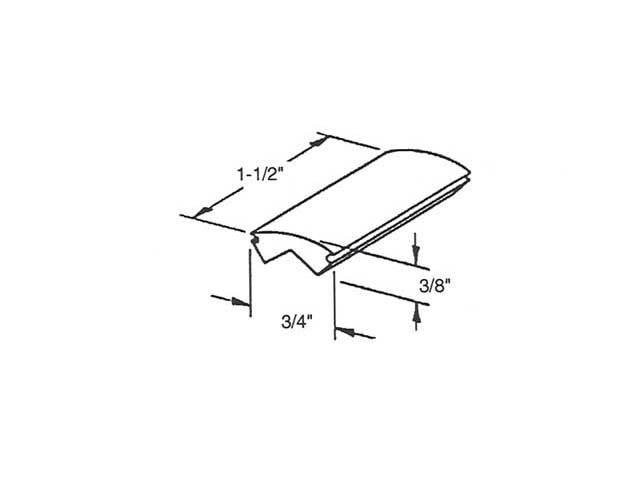 Bi Fold Door Rubber Bumper 1.5 Inch - Bi Fold Door Rubber Bumper 1.5 Inch