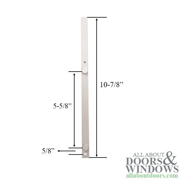 Truth Hardware 2 Roller Tie Bar Assembly for Interlock Roller 10-7/8 - Truth Hardware 2 Roller Tie Bar Assembly for Interlock Roller 10-7/8