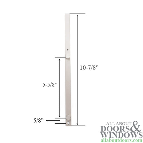 Truth Hardware 2 Roller Tie Bar Assembly for Interlock Roller 10-7/8 - Truth Hardware 2 Roller Tie Bar Assembly for Interlock Roller 10-7/8