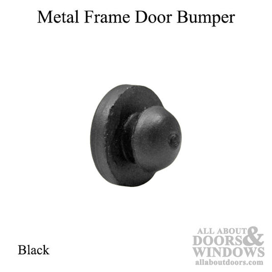 Bumper, Stopper or Door Silencer for Metal Frames in Black