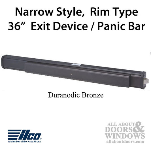 Exit Device / Panic Bar, Narrow Style Rim Type 36 - Choose Color