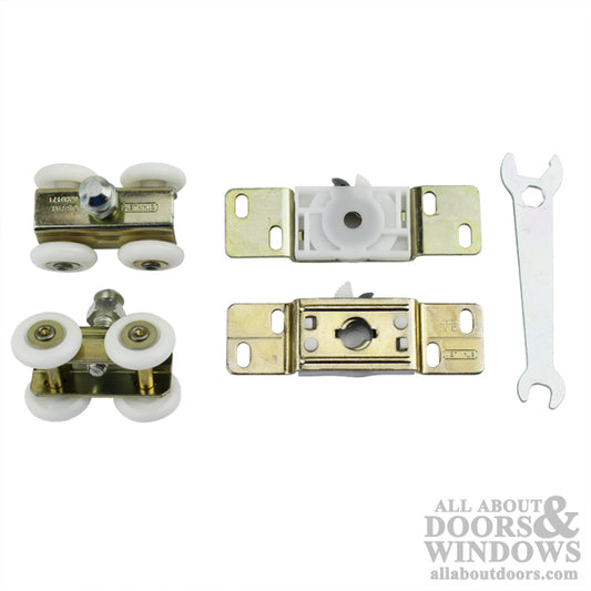 Stanley Pocket Door Hanger 4 Nylon Wheels 1 Inch Diameter