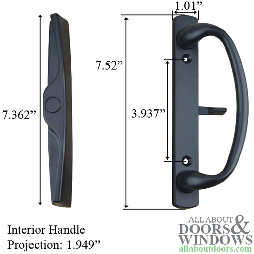 Sliding Patio Door Handle Euro Charlotte Design Glass Patio Door Handle Set - Sliding Patio Door Handle Euro Charlotte Design Glass Patio Door Handle Set